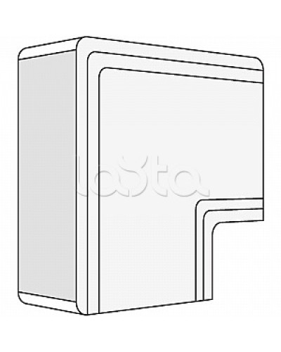 Угол плоский 150x60 NPAN DKC 01747 в Севастополе Аксессуары для кабель-канала Pintop.ru
