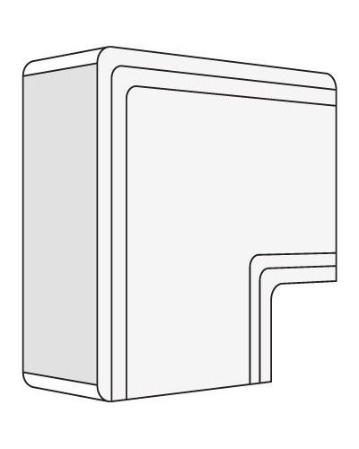 Угол плоский NPAN 60x60 мм DKC 01743 в Севастополе Аксессуары для кабель-канала Pintop.ru